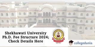 Shekhawati University Ph.D. Fee Structure 2024 - PDUSU Updates